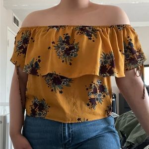Off the shoulder blouse